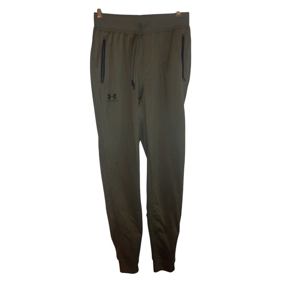 Under Armour Women's Army green and Black zipper joggers